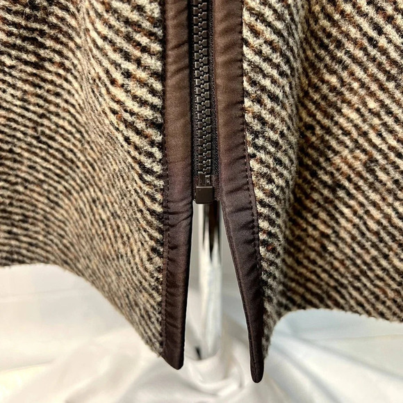 Up Country Super High Neck Collar Full Zip Wool Blend Coat Womens Size Medium - Picture 6 of 12